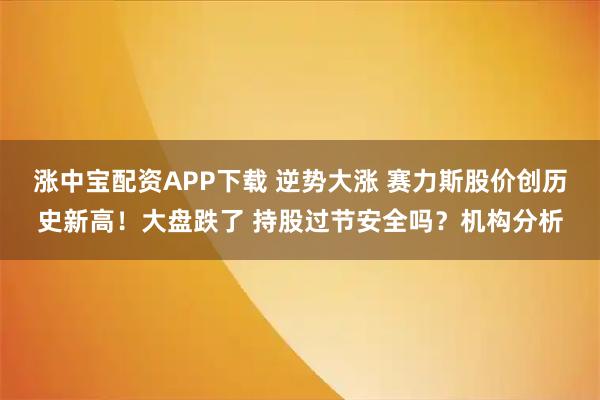 涨中宝配资APP下载 逆势大涨 赛力斯股价创历史新高！大盘跌了 持股过节安全吗？机构分析