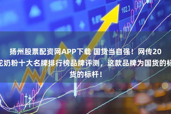 扬州股票配资网APP下载 国货当自强！网传2025驼奶粉十大名牌排行榜品牌评测，这款品牌为国货的标杆！
